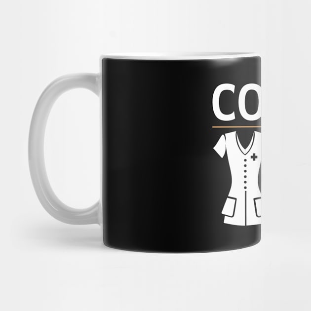 Coffee Perfect Blend for Saving Lives and Keeping Sanity by DelusionTees